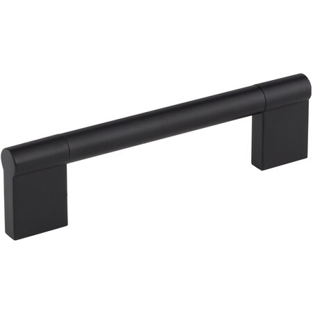 Elements 128 mm Center-to-Center Matte Black Knox Cabinet Bar Pull 645-128MB